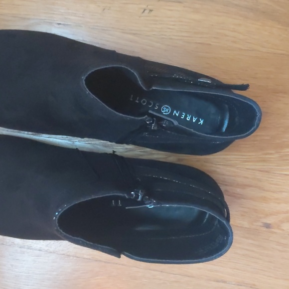 Size 12M Karen Scott black boots - Picture 5 of 8